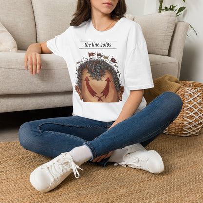 T-Shirt — “The Line Holds” Medieval Battle Graphic Tee